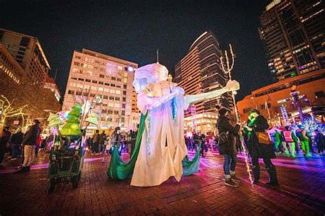 Winter light festival illuminates Portland - Oregon Cultural ...