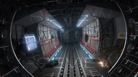 ArtStation - Cargo Ship Interior