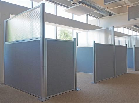 Portable and Acoustic Partition Hush Panel™ Configurable Cubicle ...