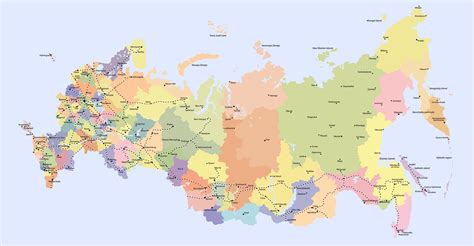 Detailed Map Of Russia - HooDoo Wallpaper