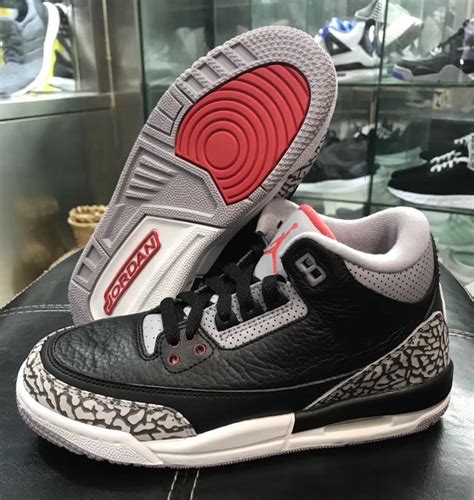 Air Jordan 3 OG Black Cement 2018 Release Date - Sneaker Bar Detroit