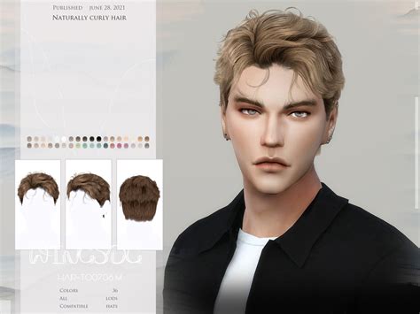 Sims 4 cc curly hair male - yardret