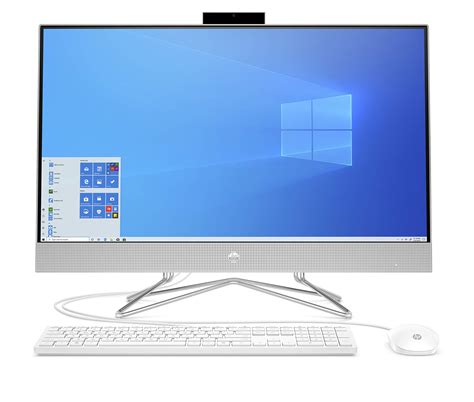 HP 24-dd0010 Full HD All-In-One Desktop Computer, AMD Athlon Silver ...