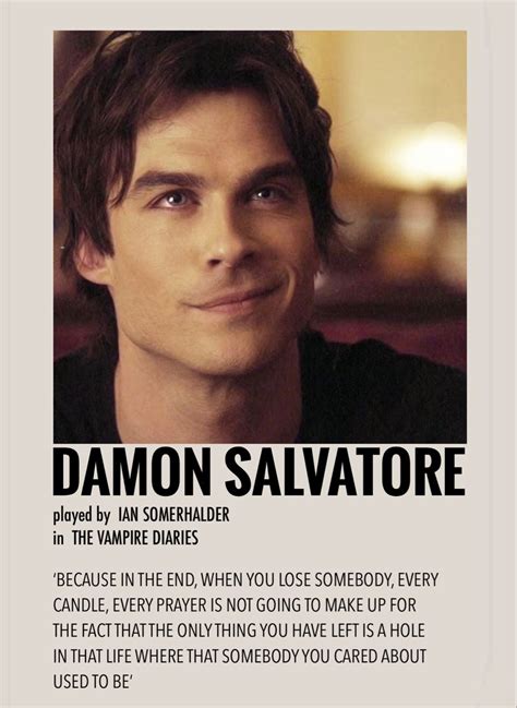 Damon Salvatore by Millie in 2022 | Vampire diaries poster, The vampire ...