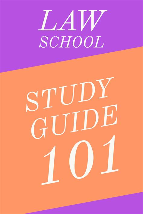 Studyguide 101 | Study guide, How to memorize things, Law school