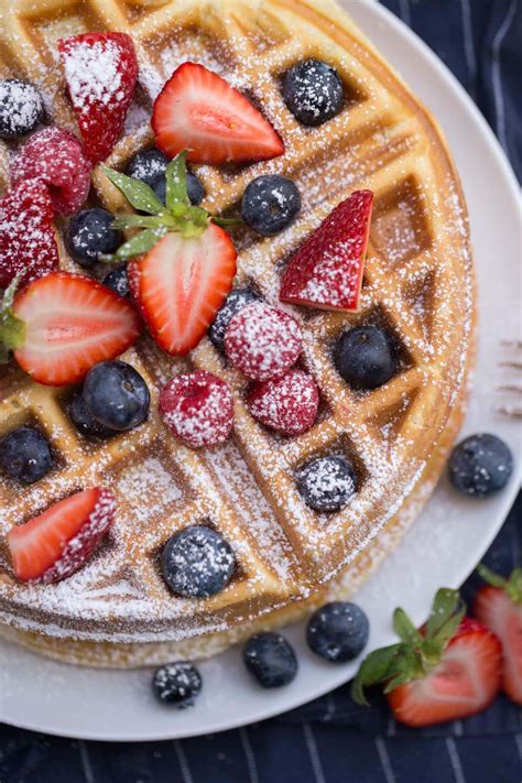 EASIEST Belgian Waffles - Lauren's Newest - Tasty Made Simple