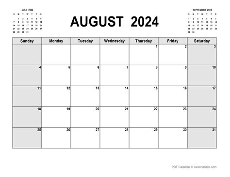 Printable Calendar 2024 August Free - Gipsy Charita