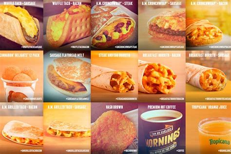 Taco Bell Breakfast Menu 2024 - Nissy Andriana