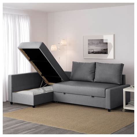 FRIHETEN sleeper sectional,3 seat w/storage, Skiftebo dark gray - IKEA ...