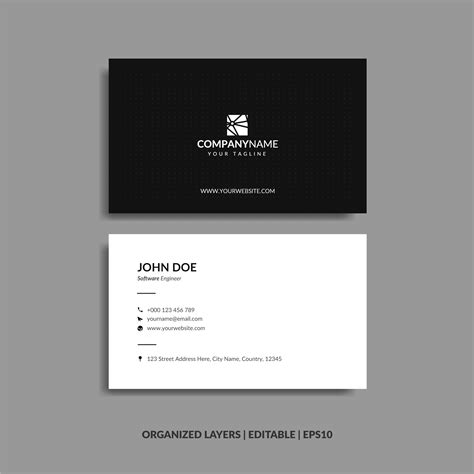 Diallo: A Modern Business Card Design With Sleek And Minimal Font — The ...