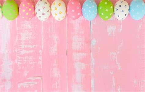 Wallpaper eggs, Easter, pink background, wood, pink, spring, Easter ...