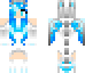 blue dragon girl | Minecraft Skin