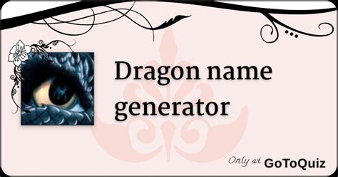 dragon name generator