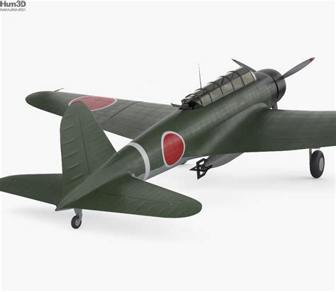 Nakajima B5N 3D model - Download Bomber on 3DModels.org