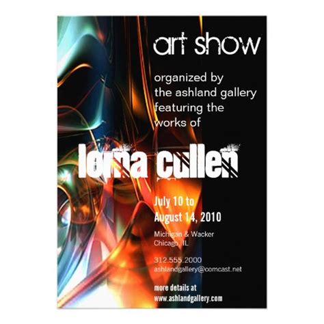 2,000+ Art Show Invitations, Art Show Announcements & Invites | Zazzle