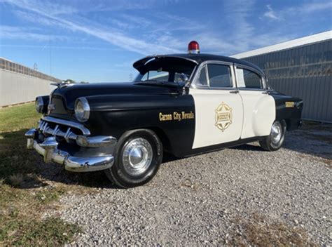 Old Cars We'd Buy That: 1954 Chevy 210 police car - Old Cars Weekly