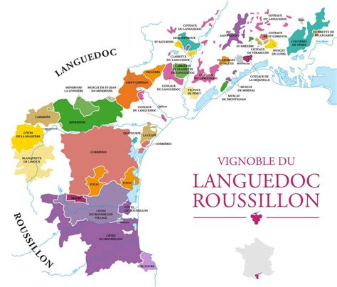 Languedoc-Roussillon: Weinanbaugebiet / Weinregion in Frankreich