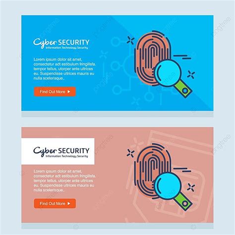 Cyber Security Banner Design Vector Template Download on Pngtree