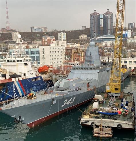 Russia’s 10th Steregushchiy-class corvette 'Rezkiy' starts dock trials ...