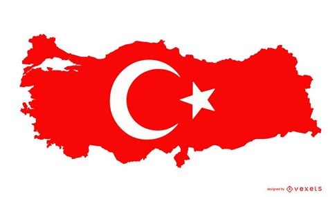 Turkey Silhouette Flag Design #AD , #ad, #paid, #Silhouette, #Flag, # ...