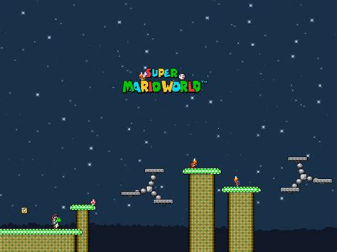 super mario world star world 4 by tarellex on DeviantArt