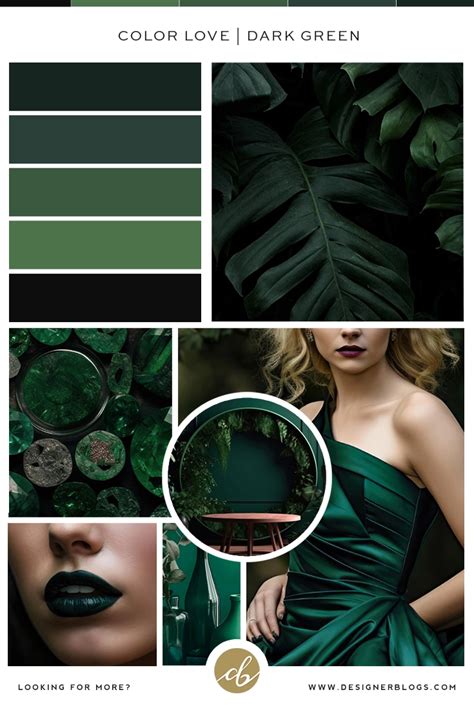 Color Love | Dark Greens - Designer Blogs