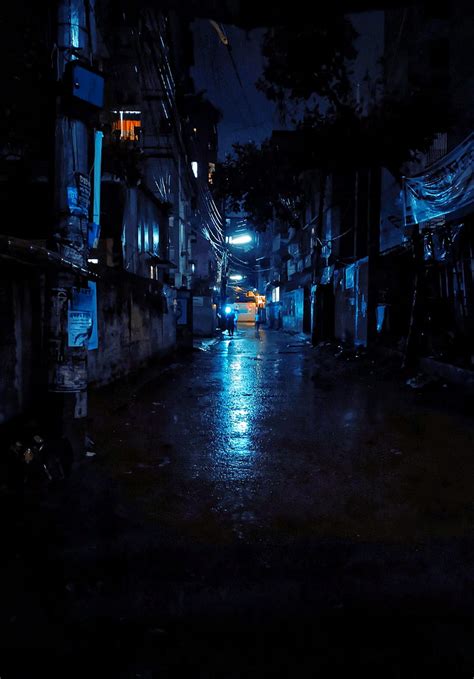 Dark Rainy Night Wallpaper