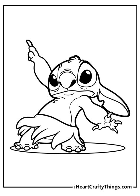 Cute Stitch Coloring Pages