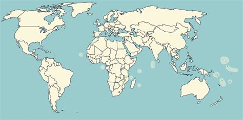 Test your geography knowledge - World countries | Lizard Point