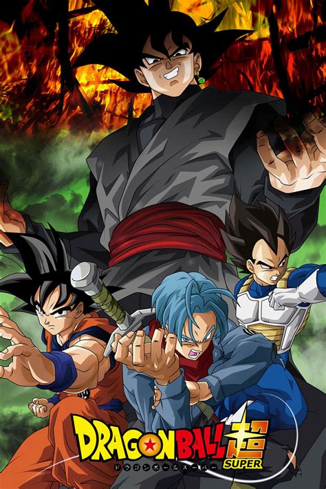 Dragon Ball Super/Z Poster Black Goku/Trunks Saga 12in x 18in Free ...