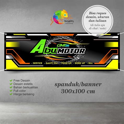 Jual Spanduk Banner Bengkel Racing Keren Murah | Shopee Indonesia