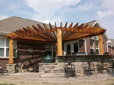 Corner Pergola Plans / Corner pergola with fans | Pergola | Pinterest ...