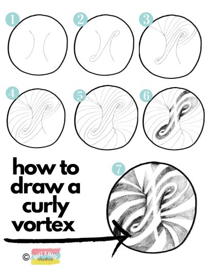 How to draw a vortex in 3 different ways! » Make a Mark Studios ...