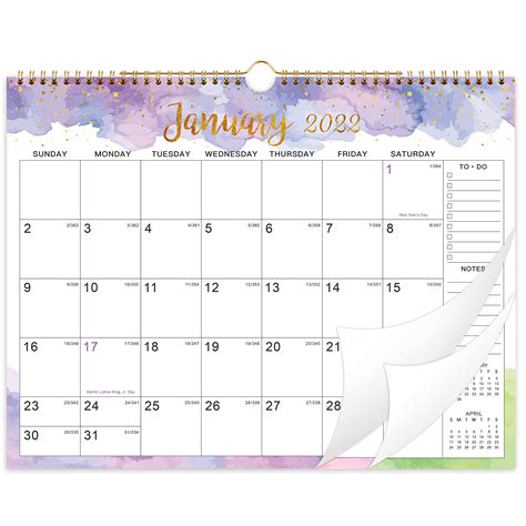 2022-2023 Wall Calendar - Jul. 2022 - Dec. 2023 Monthly Hanging Wall ...