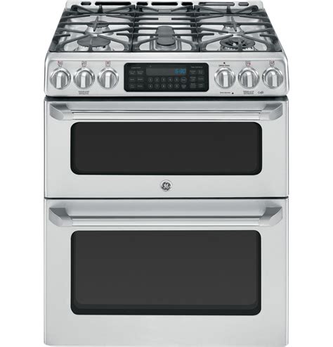 Range by GE | GE Cafe™ Series 30" Free-Standing Gas Double Oven with ...