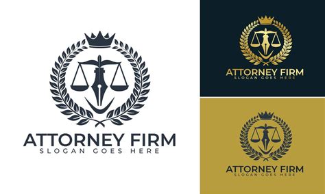 Law firm logo design , Lawyer logo vector template 3834110 Vector Art ...