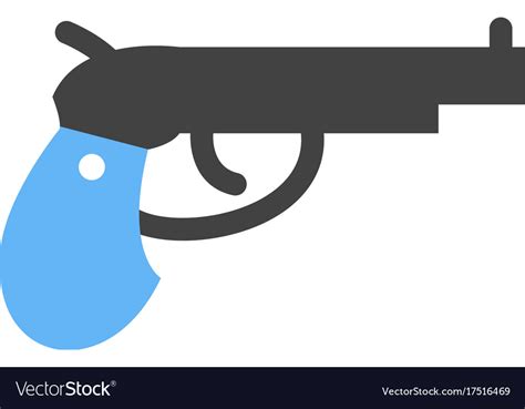 Pistol Royalty Free Vector Image - VectorStock