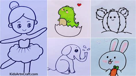 The Easiest and Most Creative Drawing Ideas for Kids - MMOAM.COM