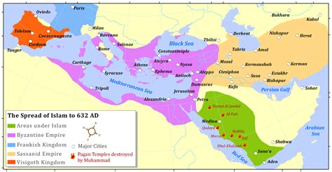 Spread Of Judaism Map Middle East