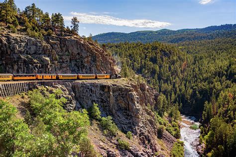 On the High Line - Durango-Silverton Narrow Gauge Railroad Photograph ...