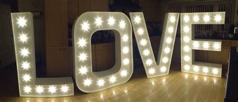 Wedding Light up letters hire great wedding idea https://www.letterhire ...