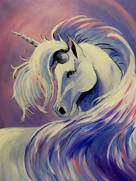 drawing-of-white-unicorn-with-blue-pink-mane-how-to-draw-a-cute-unicorn ...