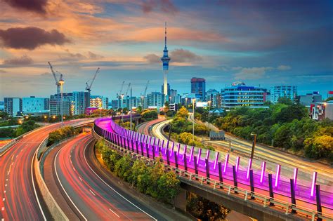 Download Building City Highway New Zealand Man Made Auckland HD Wallpaper