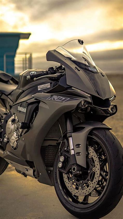 Yamaha Bike, Yamaha Black Sports Bike HD phone wallpaper | Pxfuel