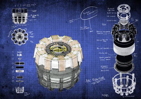 Arc Reactor Blueprints by fongsaunder on DeviantArt