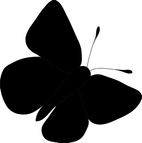 butterfly silhouette - Clip Art Library