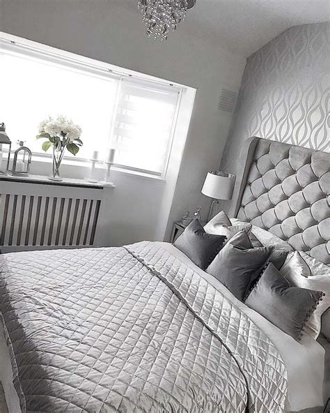 37 Beautiful Silver Bedroom Ideas To add More Luxury To Your Home ...