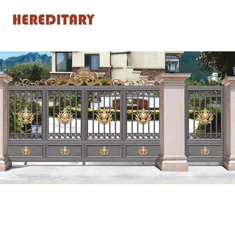 Sliding Wrought Iron Big Gates Beautiful Design Decorative Gate Designs ...