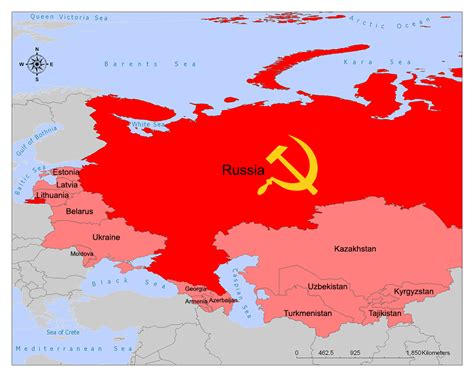 Former Ussr Map