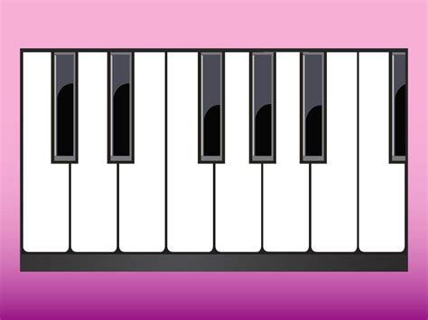 Piano Keys Vector Art & Graphics | freevector.com